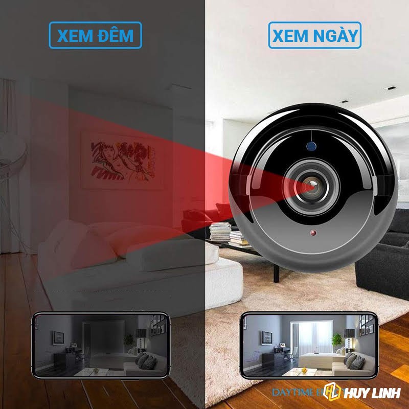 Camera mini ip V380 không móc treo - Đàm thoại 2 chiều quay đêm