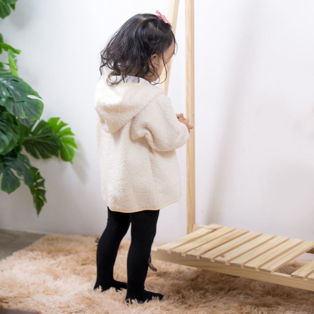 JOYO Áo Khoác Lông Cừu Ấm Áp Cho Bé Dưới 4 Tuổi