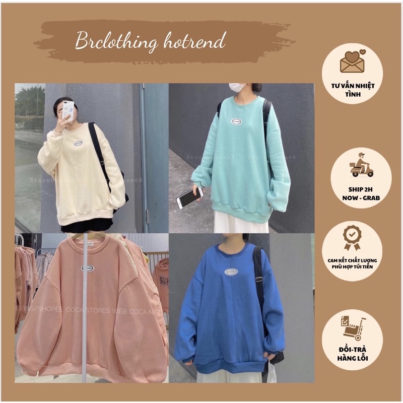 Áo Sweater Nỉ số 1976 Unisex🎀Áo chất nỉ ngoại,hình số🎀Phù hợp với mặc đôi nam/nữ from rộng chất nỉ mềm tay