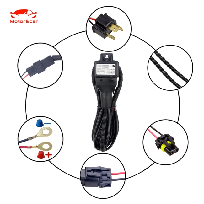 Set 2 bộ đèn pha 55W H4 HID Bi-Xenon 3000-12000K cho xe ô tô