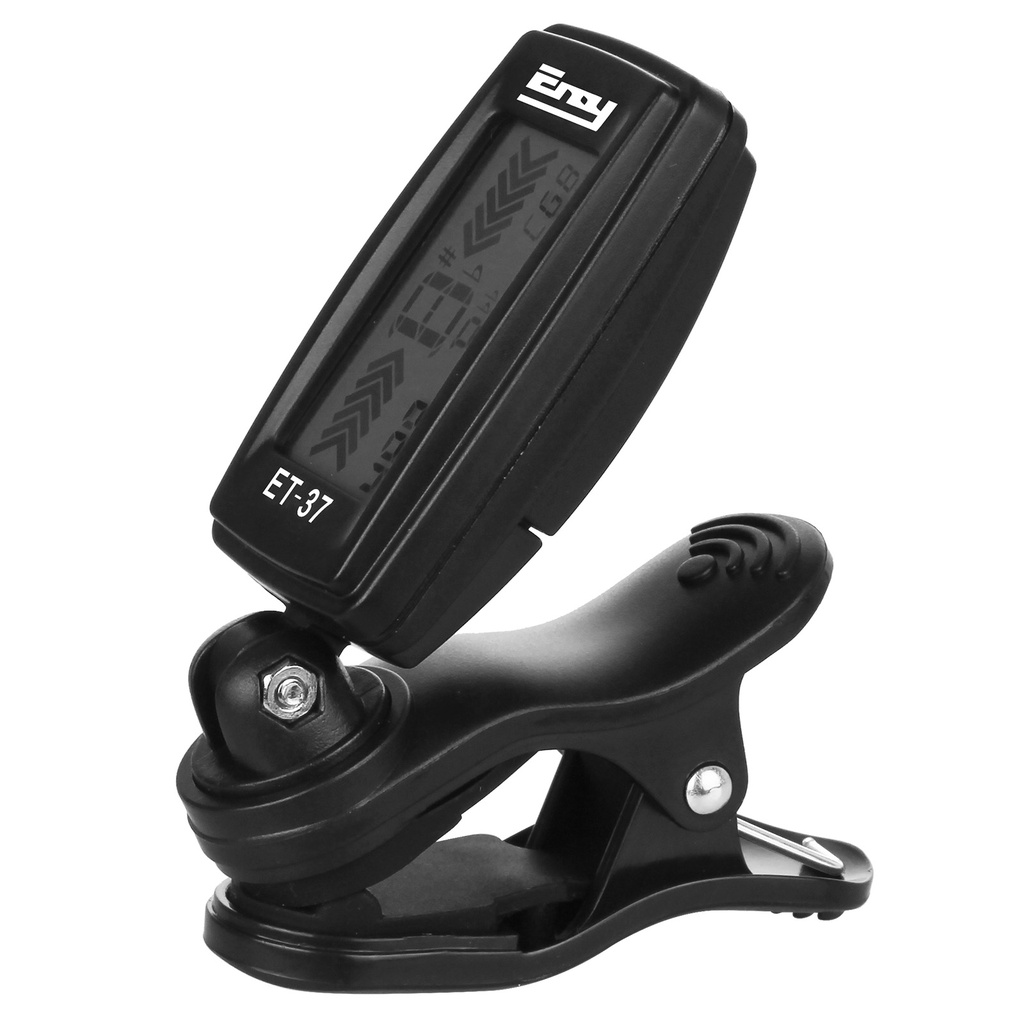Kẹp lên dây tuner đàn guitar / bass/ violin / ukulele mini LEKATO đa năng máy chỉnh dây màn hình LCD