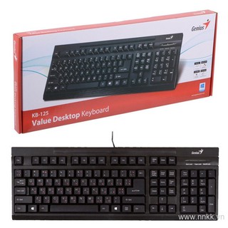 Bàn phím Genius Value Desktop Keyboard USB Black