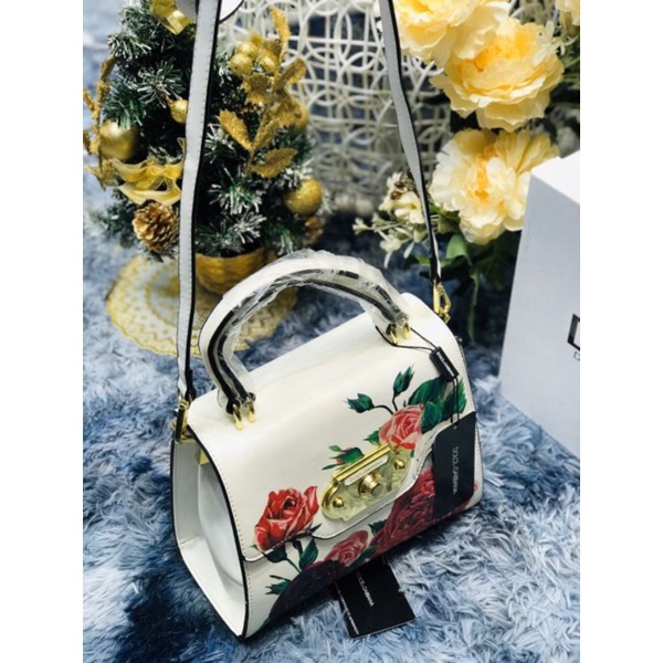 Túi xách D&G fullbox màu trắng