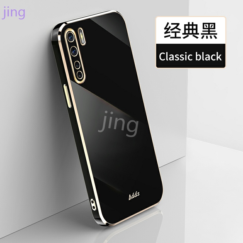Ốp lưng Oppo Reno 3 Case Bảy màu Vỏ điện thoại kết cấu sang trọng + Phim bảo vệ