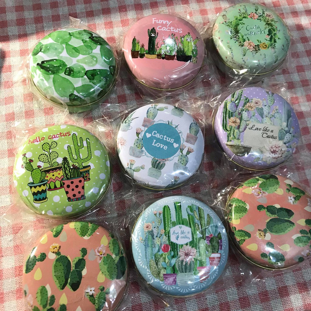 Hộp thiếc nhỏ xinh đựng sticker