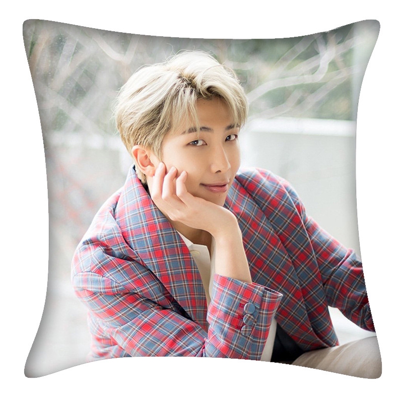 1 Gối Ôm Nhồi Bông In Hình Bts Jimin Kích Thước 40x40cm Cho Fan Bts Jimin