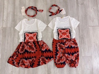 Set váy 3 chi tiết cho bé