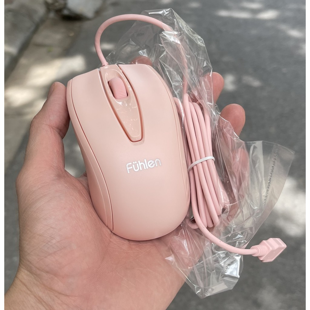 Chuột Fuhlen L102 Hồng Pink / Đen Chính Hãng - Bảo Hành 24 Tháng