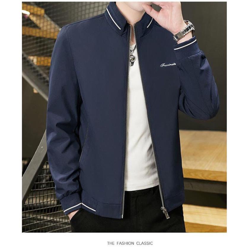 Áo khoát gió nam đẹp bomber viền cổ bao đẹp bao đẹp-A1004