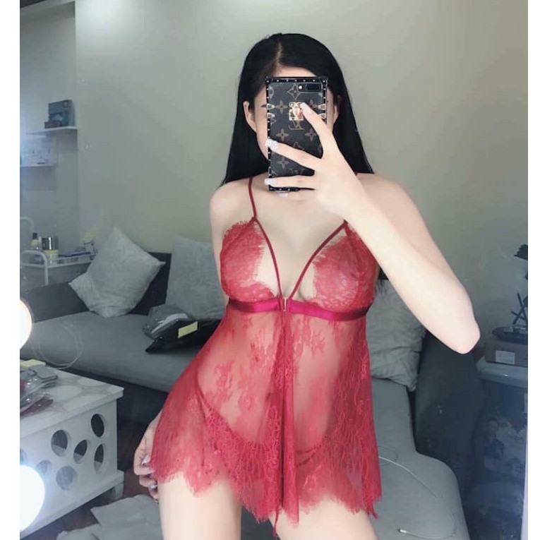 Váy ngủ ren xẻ ngực táo bạo Quảng Châu | BigBuy360 - bigbuy360.vn