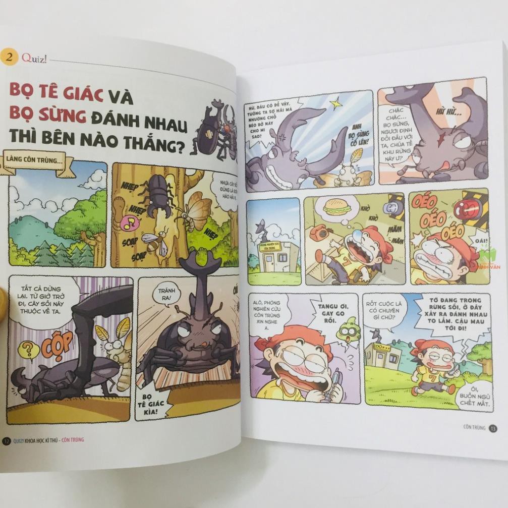 Sách – Quiz! Khoa Học Kì Thú (bộ 15 cuốn) - NXB Kim Đồng - Quyển lẻ tùy chọn