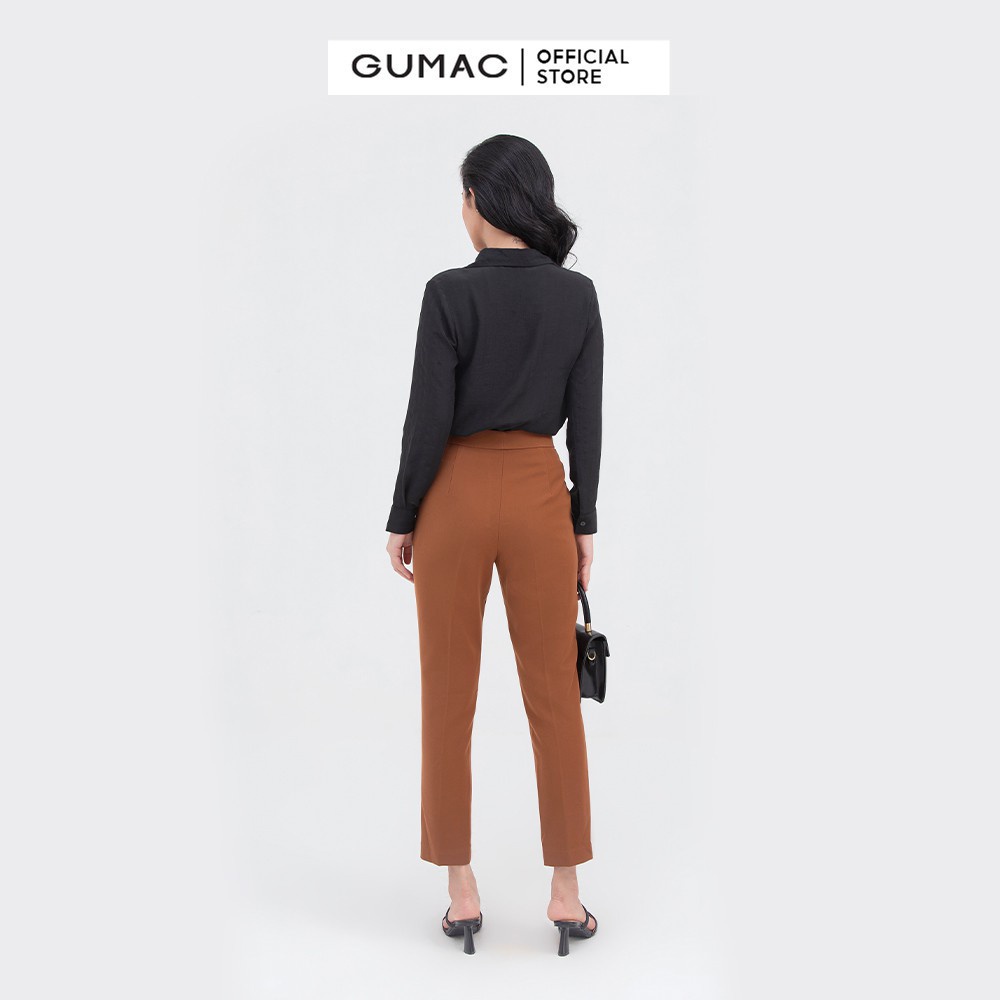 Quần tây công sở nữ cơ bản thời trang nữ GUMAC form đứng sang chảnh QB847