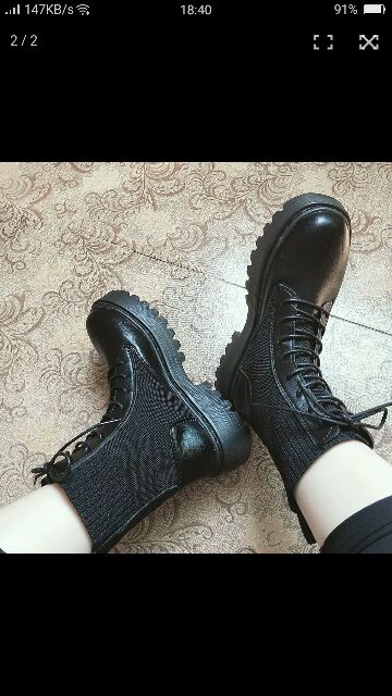 Boots chiến binh cổ lửng basic siêu chất, dễ phối đồ