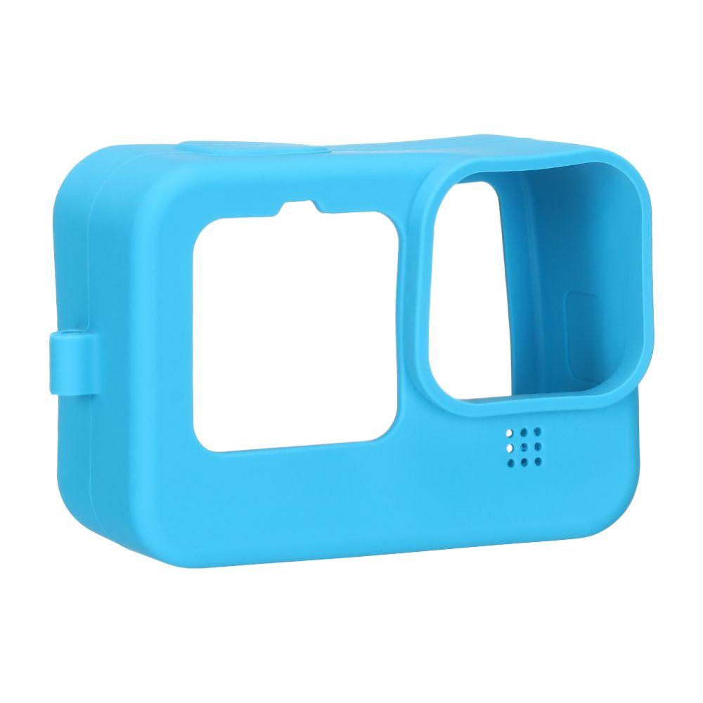 Vỏ Silicone Chống Trầy Xước Bảo Vệ Ống Kính Máy Ảnh Gopro Hero 10 Màu Đen