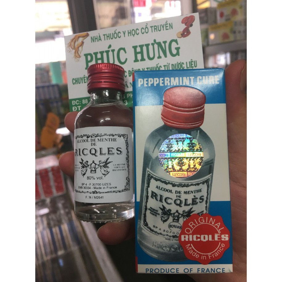 Freeship Dầu Thoa cồn bạc hà (ancol the menthe) cho phụ nữ sau sinh-50ml