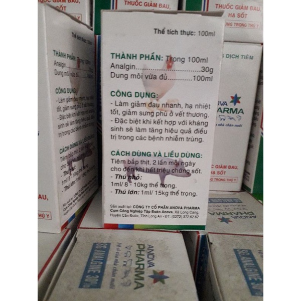 anagin 30% chai 100ml.