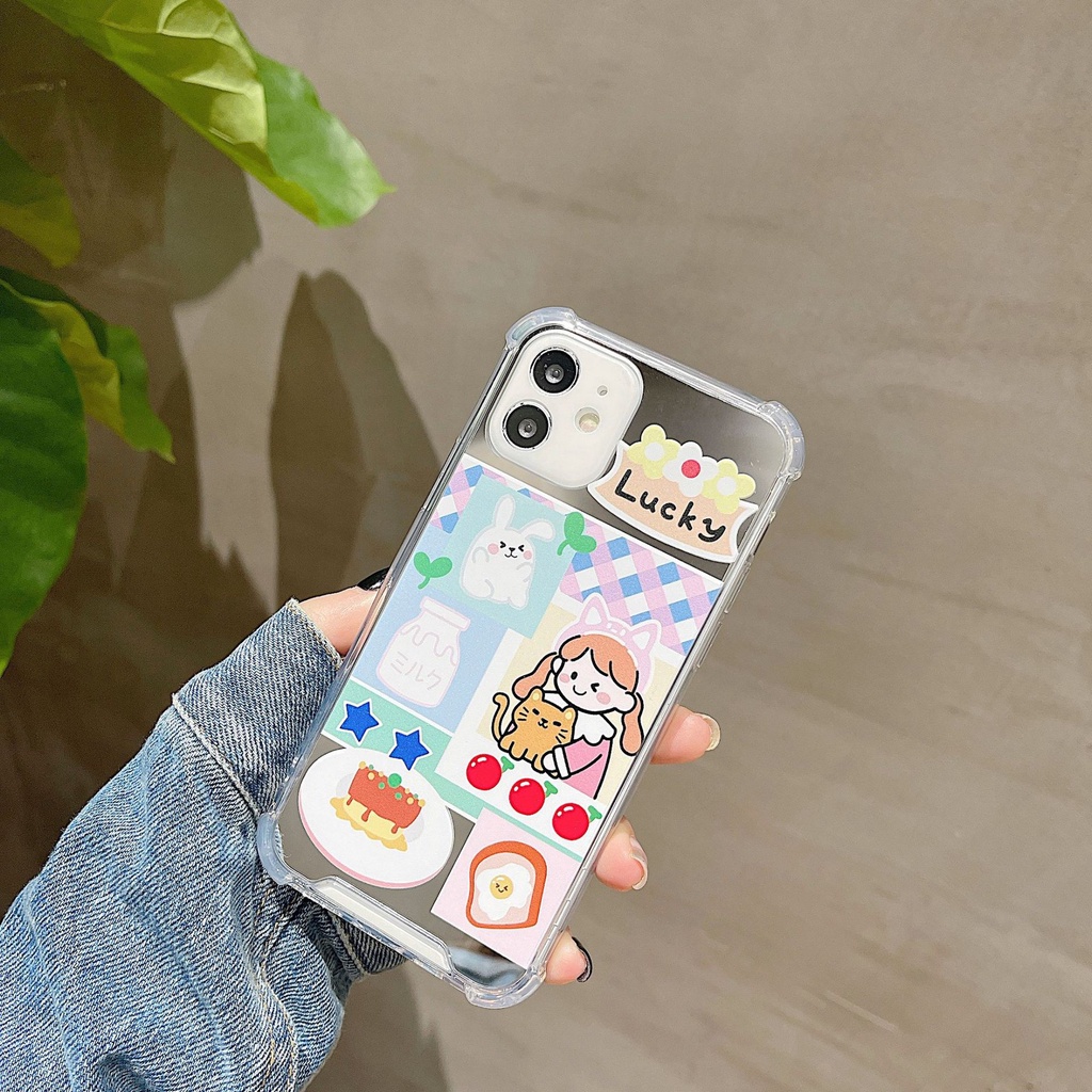 Ốp Điện Thoại Silicon TPU Tráng Gương Thời Trang Cho iPhone pro max 11 pro max X Xr Xs max 7 8 Plus 13 12 pro max