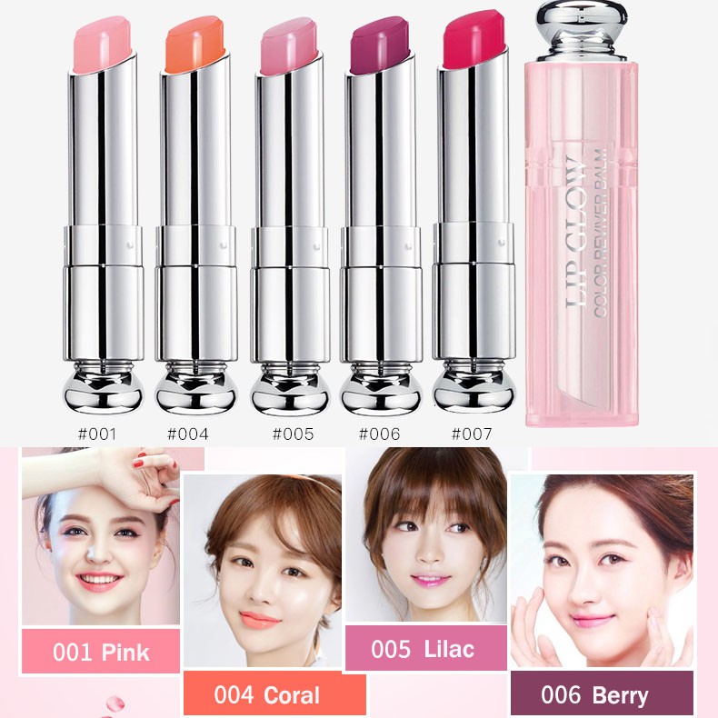 （FULL SIZE) Son dưỡng Dior Lip Glow trọn  bộ 10 màu có sẵn. Sale cực mạnh HOT. Nhanh tay mua ngay nào!!!!