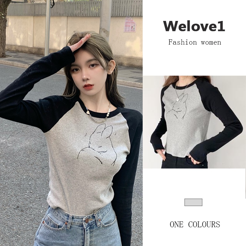 Áo Thun Lửng Tay Dài Thời Trang Dành Cho Nữ