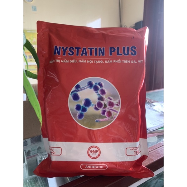 Nystatin plus 100g - nấm diều, nấm phổi, nấm n-ội t-ạng trên gà, vịt, ngan