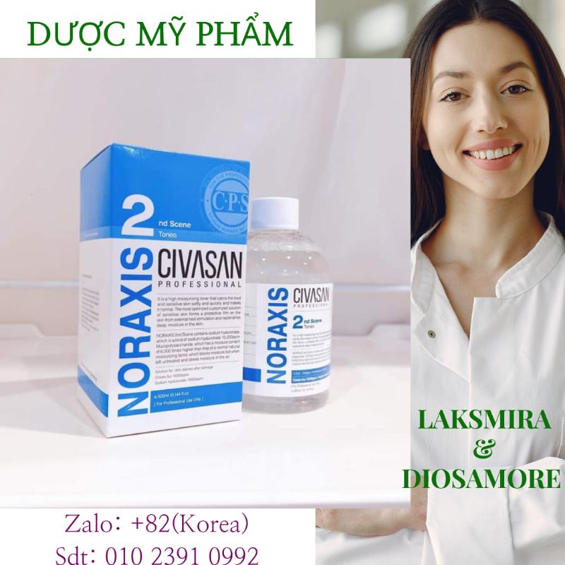 Toner cân bằng ẩm, dịu da Civasan fullsize 300ml