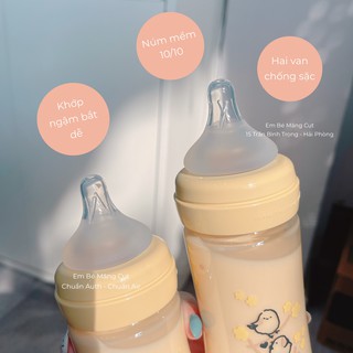 BÌNH CHIM VÀNG - BEBEPICK 150ml / 250ml PPSU HÀN QUỐC (Chọn Núm)