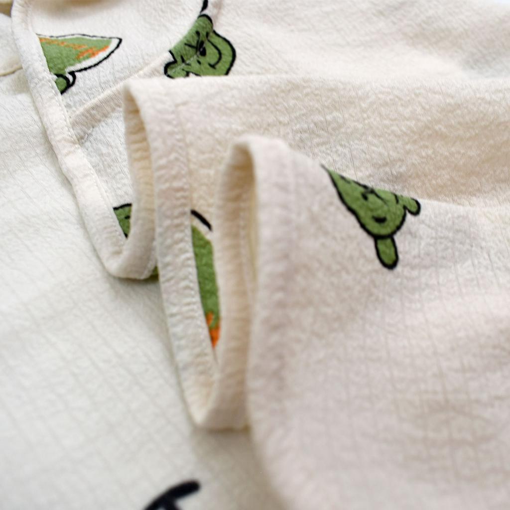 Áo choàng cho bé, áo choàng chống nắng, chắn gió 100% COTTON, kèm kính chống giọt bắn LB-KIDS