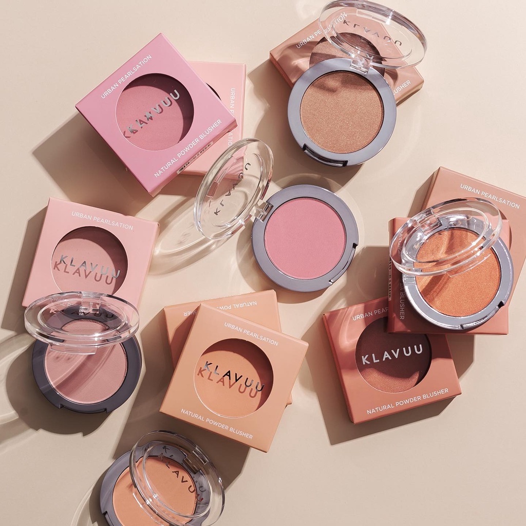 Phấn má hồng Klavuu Urban Pearlsation Natural Powder Blusher 5.5g