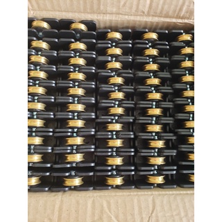 Combo 05 cái, 10 cái bánh xe đồng thau cửa lùa nhôm