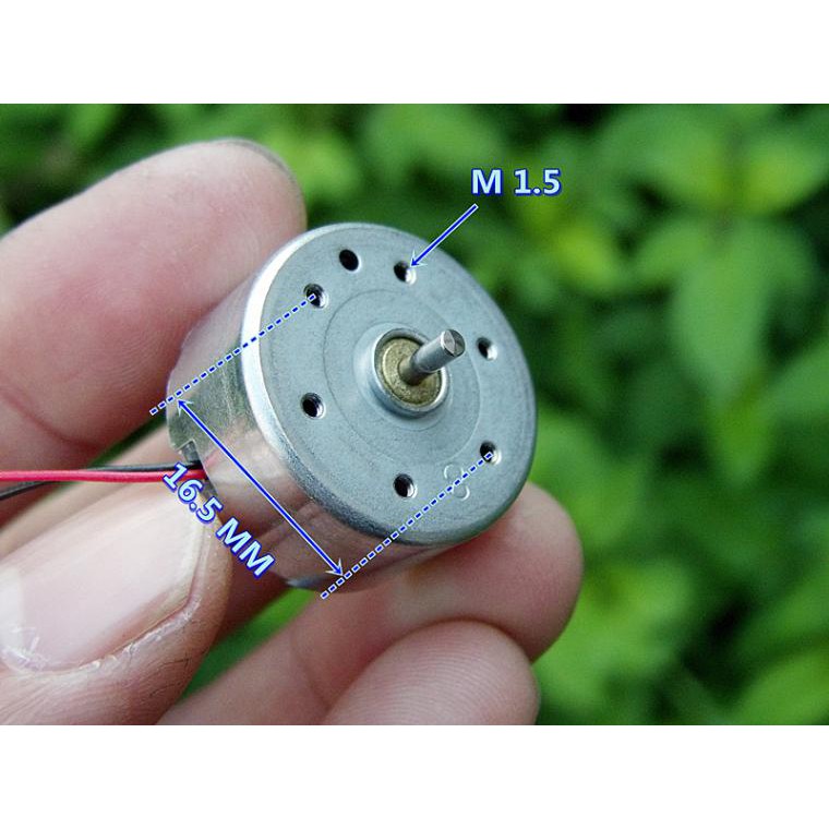 Bộ 3 động cơ motor mô tơ mini 300 chất lượng cao chạy êm 5V-6V 6600rpm mô men xoắn cao - LK0046