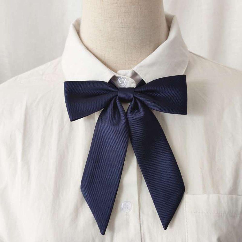 Cà Vạt Nơ Đồng Phục Nhiều Màu Sắc Thanh Lịch Dành Cho Nữ