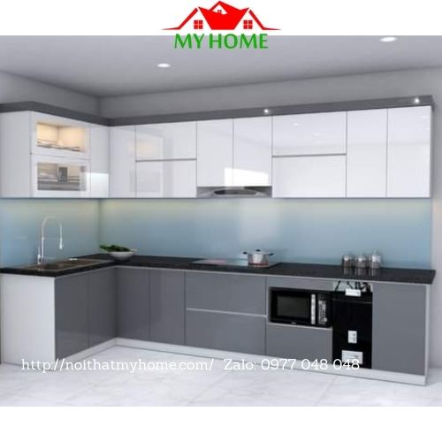 Tủ Bếp Đẹp Nhựa Đài Loan - Nhựa VincoPlast Bền Chống Nước
