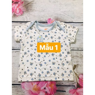 Áo cộc tay vai chồm sơ sinh Chilhood Thái Lan