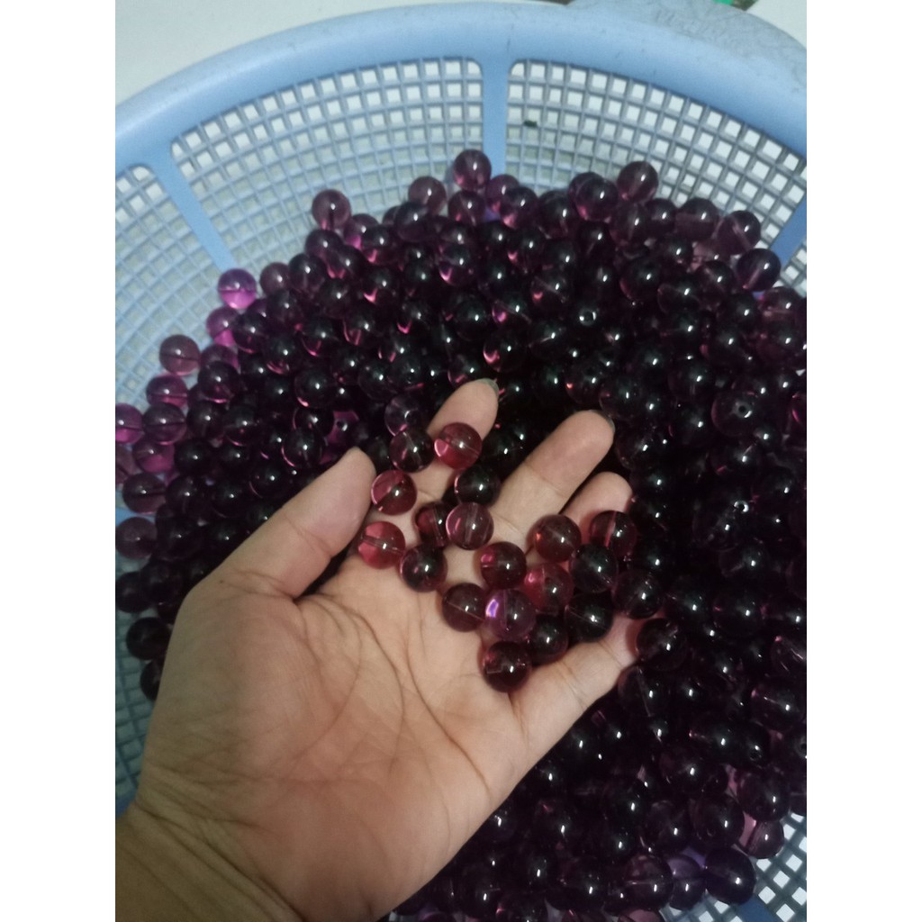 25-50-100gam đá nhân tạo màu tím r uợu vang 12mm