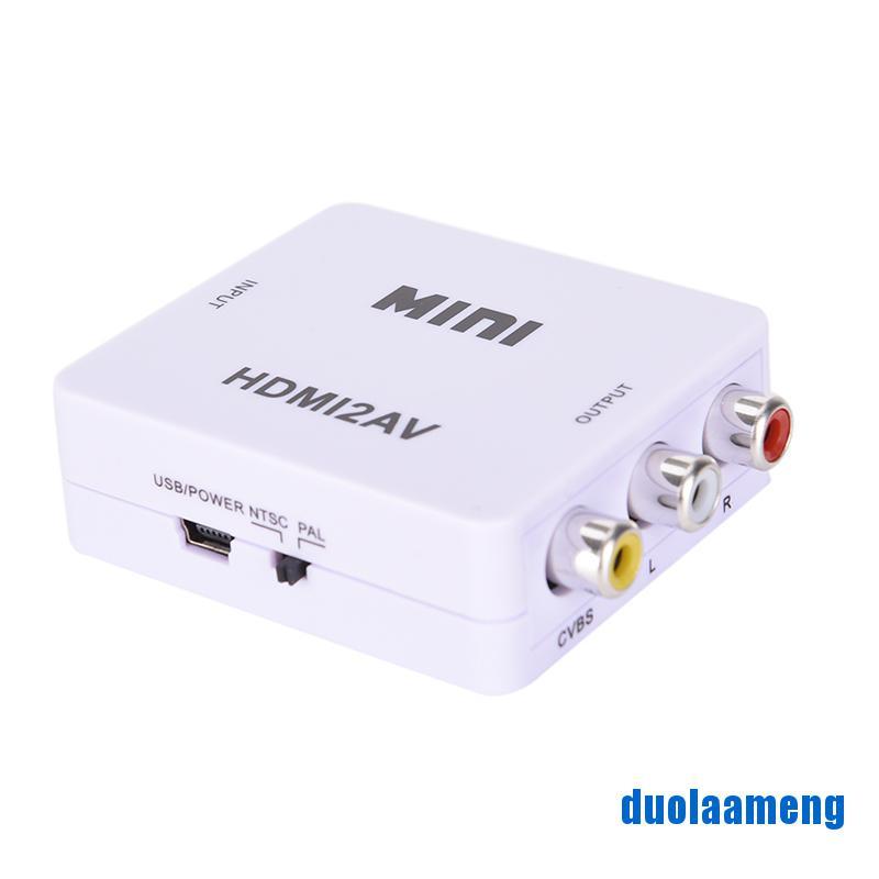 VN Đầu Chuyển Đổi Cổng Hdmi Sang Rca Av / Cvbs Hd 1080p Mini Hdmi2Av