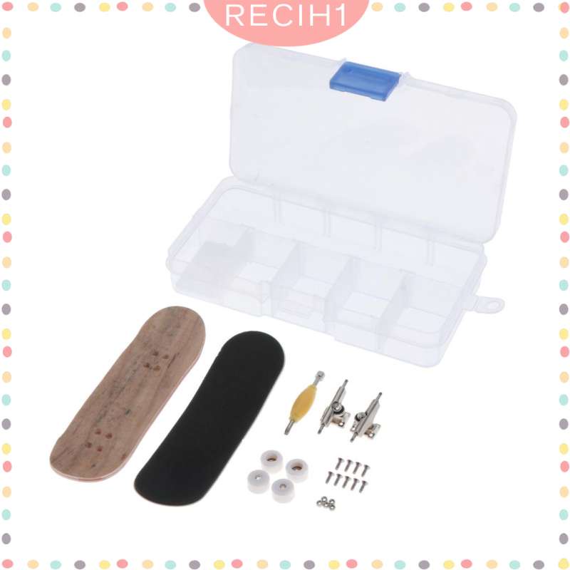 Ván trượt ngón tay mini bằng gỗ phong DIY dành cho trẻ em