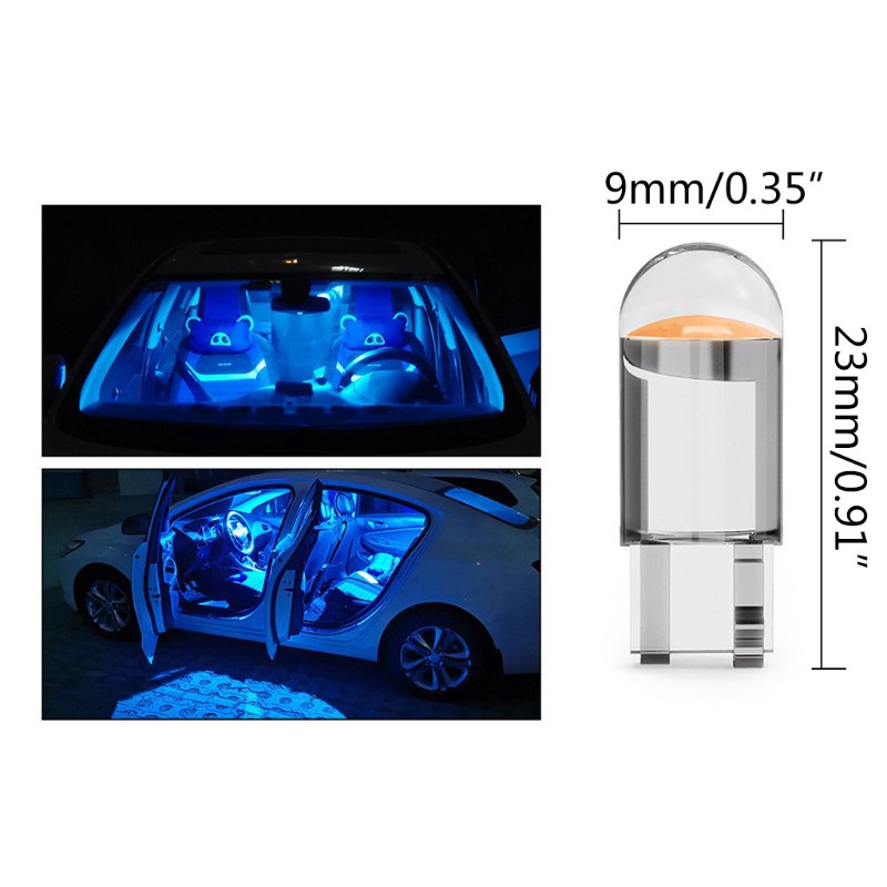 Bộ 10 Đèn Led T10 W5W Cho Xe Hơi