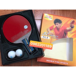 Vợt bóng bàn dọc Doublefish song ngư 5A-E hàng chính hãng