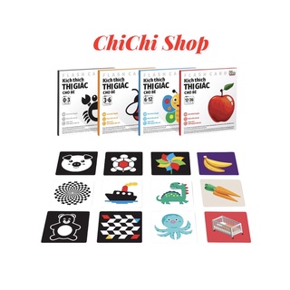 Đồ Chơi Thẻ Học Thông Minh,Thẻ Flashcards Kích Thích Thị Giác,Trọn Bộ 80 Thẻ Học Loại Lớn Cho Bé Từ 0-36 Tháng