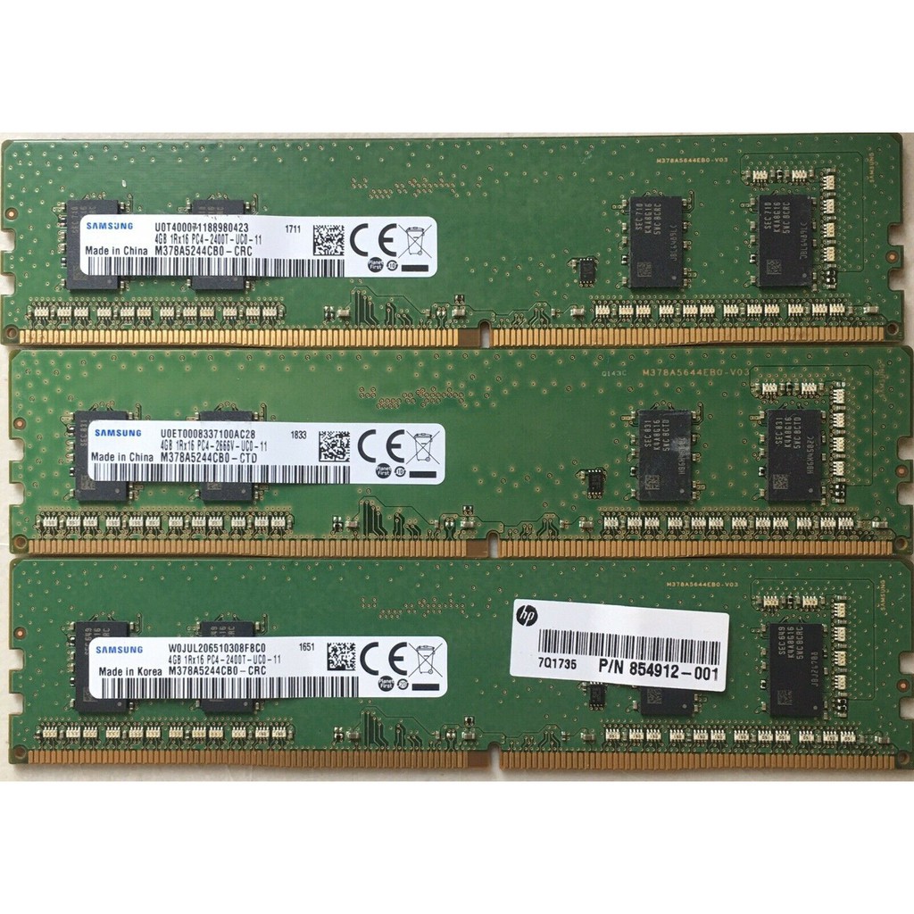RAM Samsung 4GB DDR4 Bus 2666MHz 1.2V PC4-2666 Chính Hãng Dùng Cho Máy Tính Để Bàn PC Desktop Bảo Hành 36 Tháng 1 đổi 1