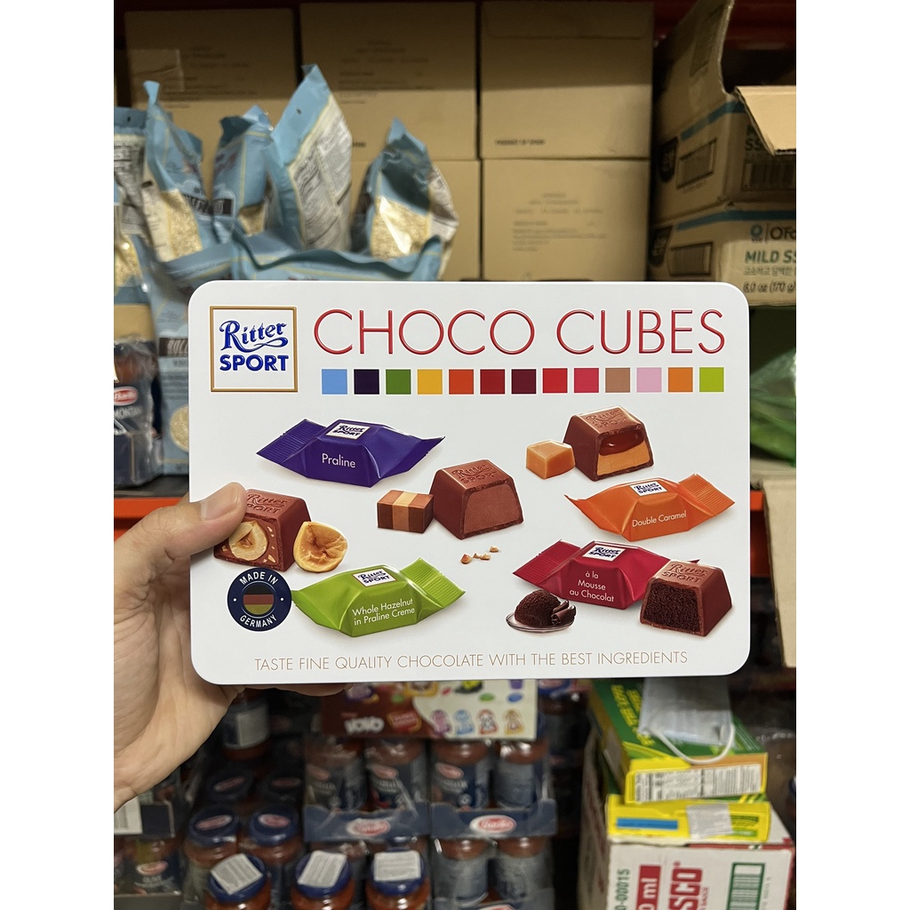 Socola Ritter Sport Chocolate Cubes Selection 192g