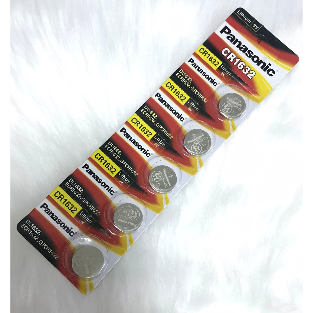 Vỉ 5 Viên Pin Panasonic CR1632 Pin 3V lithium