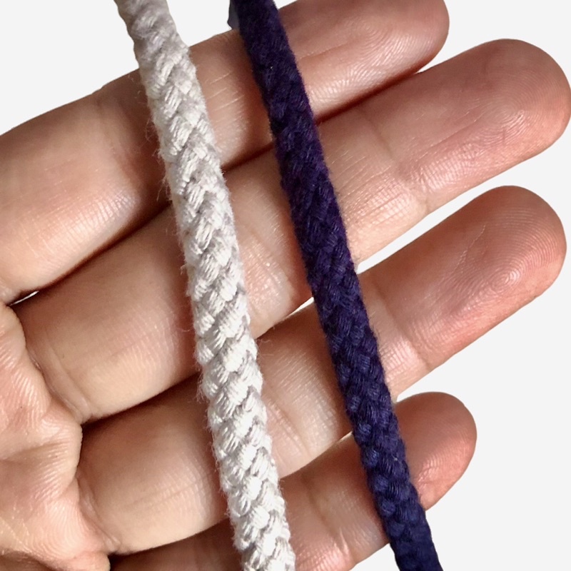 20 mét - Dây cotton 4mm mắc na lõi gộp siêu chắc dùng làm macrame, trang trí, thời trang, căng lều, dây phơi