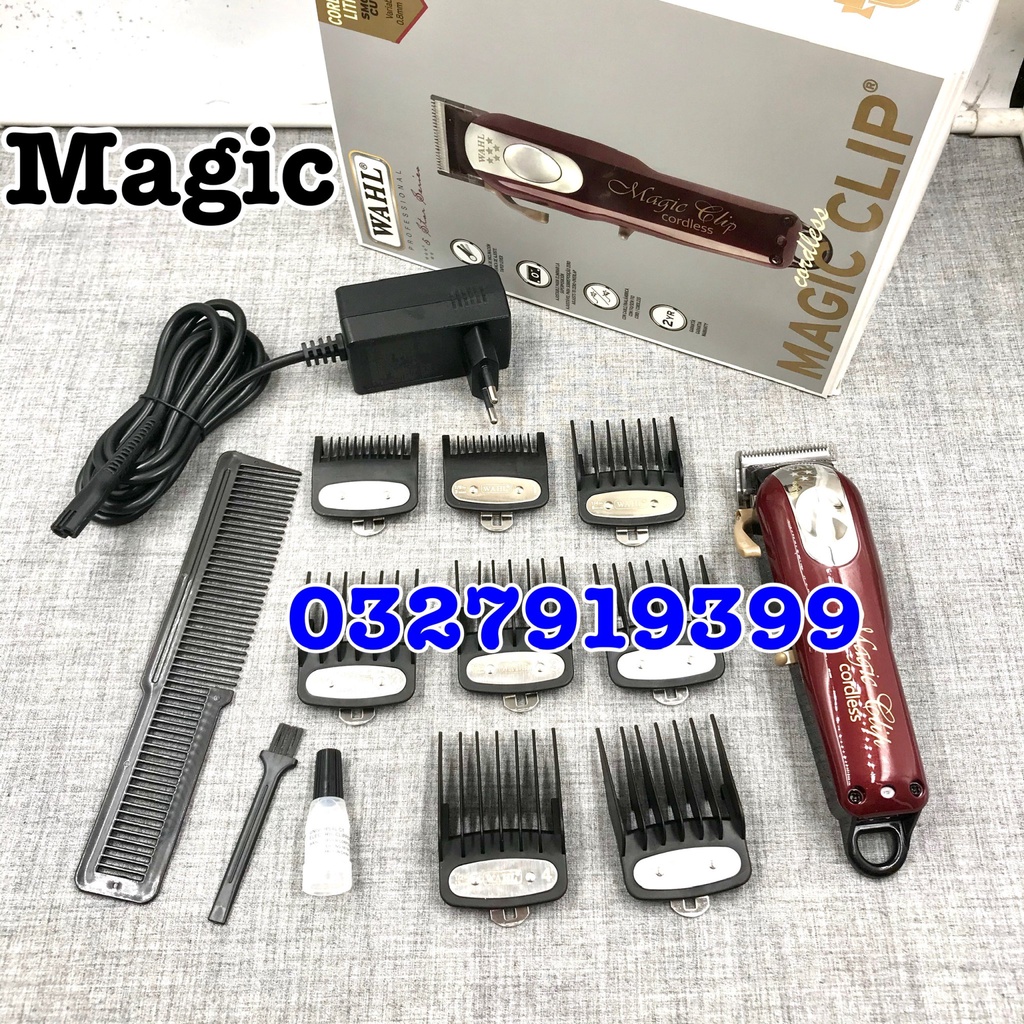 ✅freeship✅ Tông đơ cắt tóc MAGIC CLIP lưỡi kép ( cữ thép )