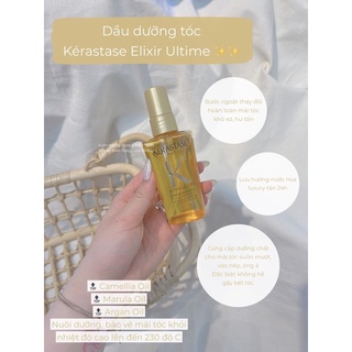 Tinh dầu dưỡng tóc 𝗞𝗲𝗿𝗮𝘀𝘁𝗮𝘀𝗲 𝗘𝗹𝗶𝘅𝗶𝗿 𝗨𝗹𝘁𝗶𝗺𝗲 𝗟'𝗢𝗿𝗶𝗴𝗶𝗻𝗮𝗹 𝗛𝗮𝗶𝗿 𝗢𝗶𝗹