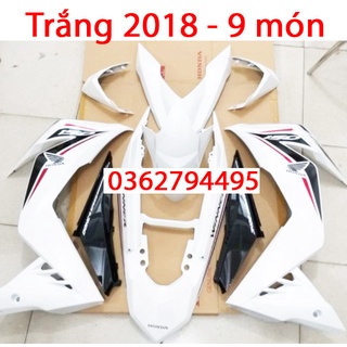 Dàn áo Winner v1 Trắng 2018 Zin chính hãng Honda