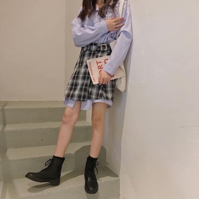 BOOTS CAO CỔ DA LÌ