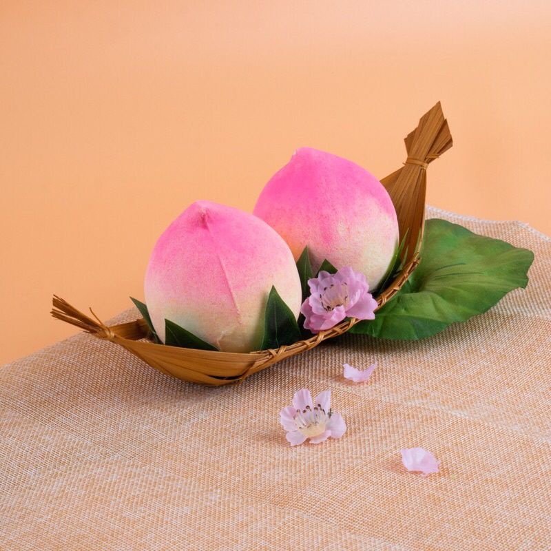 Set 3 oản đào , oản đào tiên, oản thờ quả to 250gam ( ko trang trí)