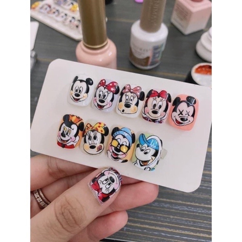 Bộ 240 móng vuông dùng tập vẽ học nail