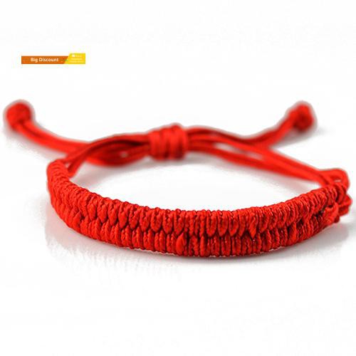 [Hàng Có Sẵn] Dây Bện Thủ Công Màu Đỏ Thời Trang Unisex